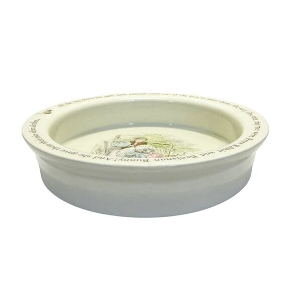 Vintage Wedgwood Beatrix Potter Mrs. Tiggle Wiggly Round Baby Bowl Dish England - Picture 7 of 10